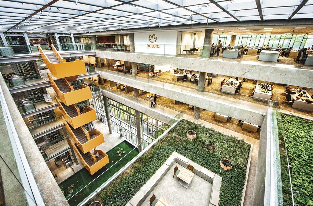SEDE DA NATURA: desde o fim de março, tudo mudou na produção do grupo, que possui um total de dez fábricas (Germano Lüders/Exame)