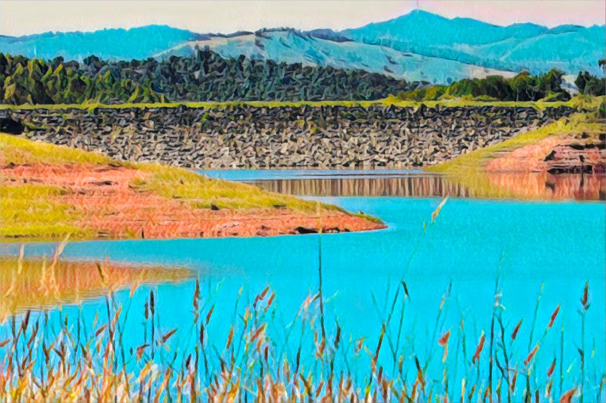 Reservatório de Paraibuna, uma das três usinas da Cesp: controlada por Votorantim e CPP desde 2018 (Cesp/Bloomberg)