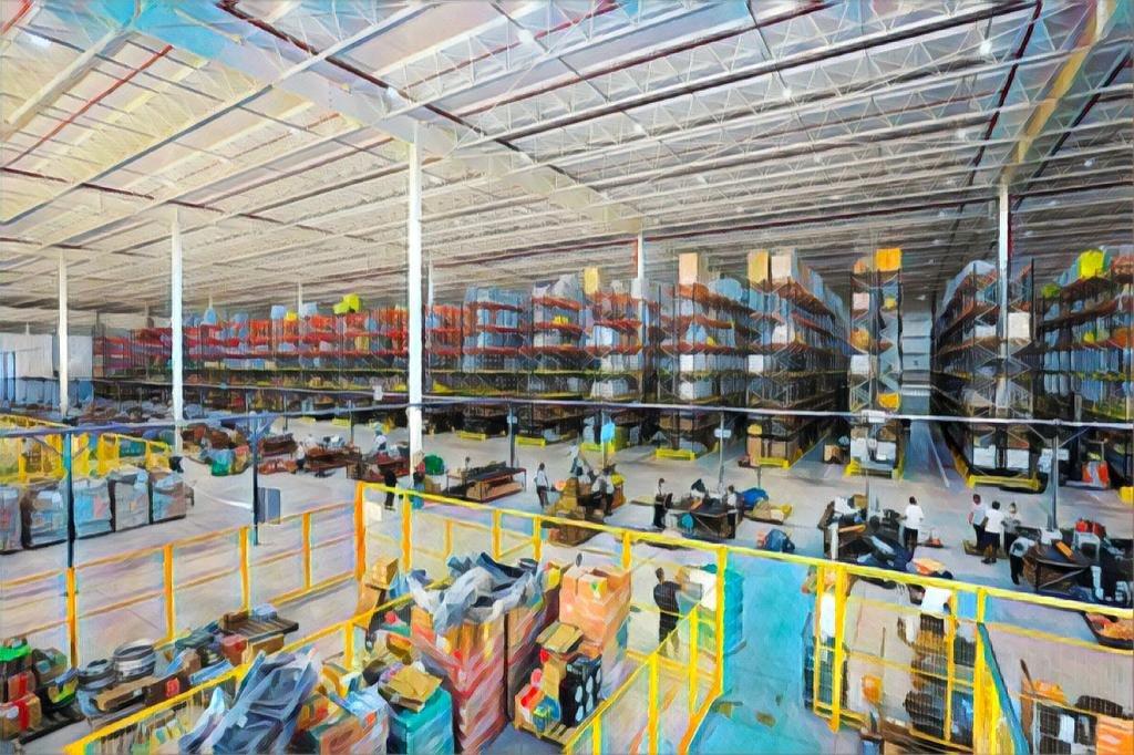 Centro de distribuição no Espírito Santo: sortimento da rede tem mais de 250 mil SKUs (Fortbras/Divulgação)
