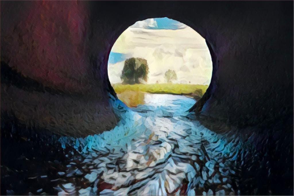 Vista panorâmica de tubulação para saneamento básico: mudança em marco regulatório abriu espaço para R$ 700 bi em investimentos (Getty Images/Getty Images)