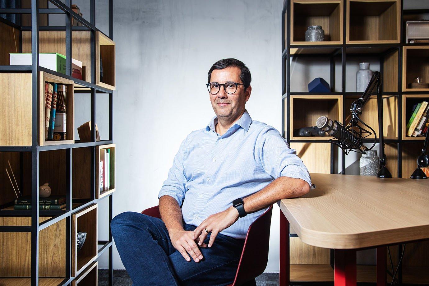 Alexandre Silverio, CEO e CIO da Tenax Capital: "sempre acreditei em ter uma gestora que combina o cenário macro com estratégias de crédito" (Leandro Fonseca/Exame)