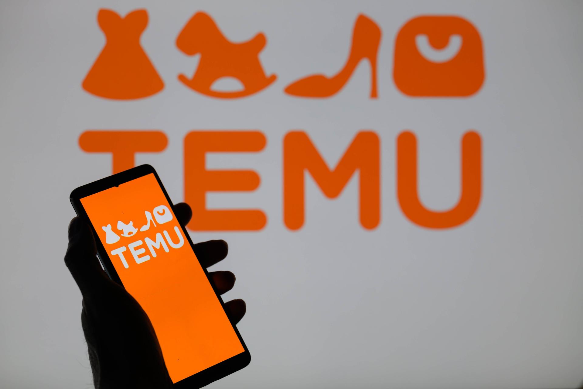 Temu: Para atrair mais consumidores, a Temu oferece descontos de até 14% em compras de US$50 (Jonathan Raa/NurPhoto/Getty Images)