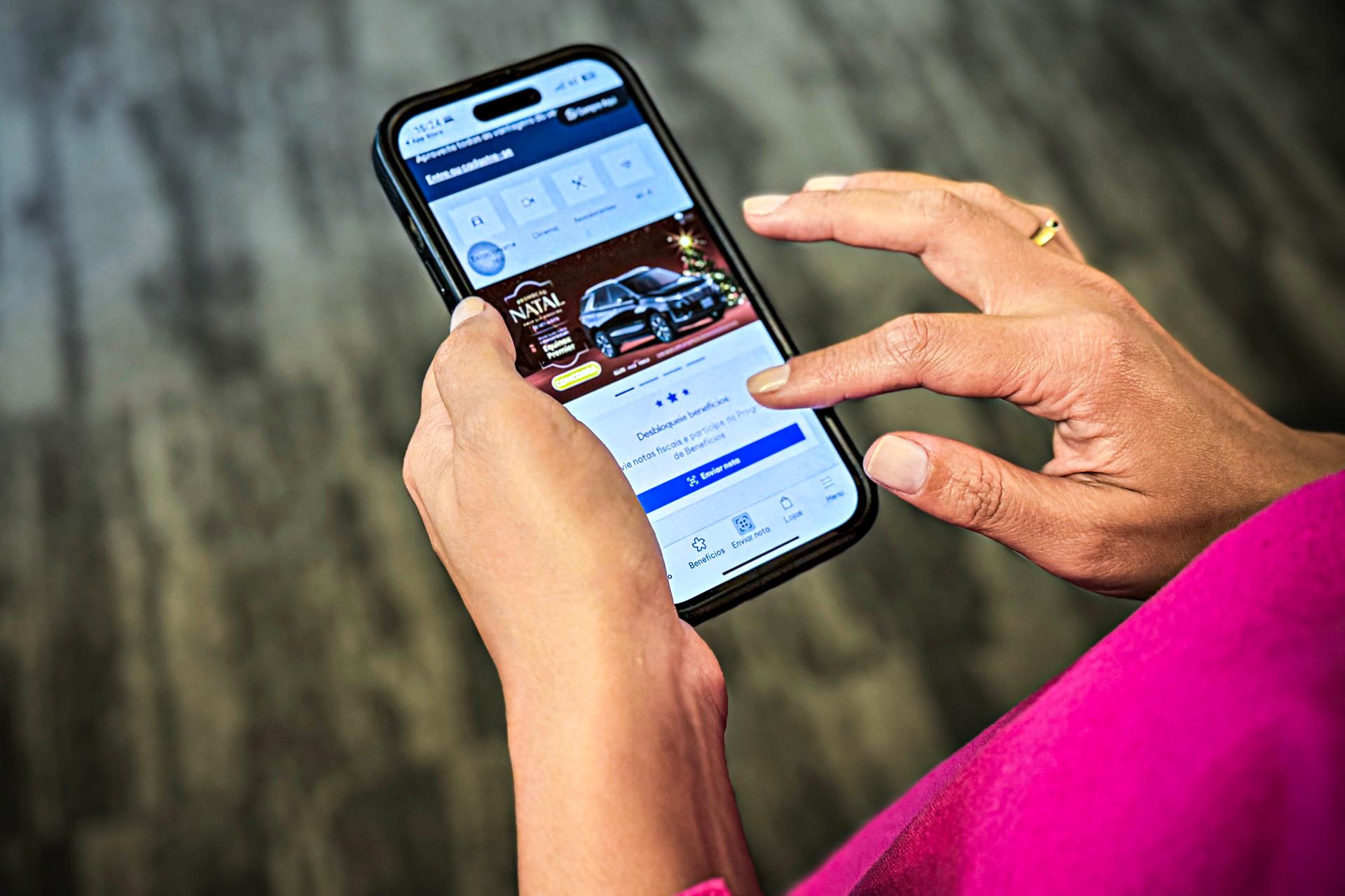 Allos: aplicativo de cada shopping é aberto 20 mil vezes ao dia (Leandro Fonseca/Exame)