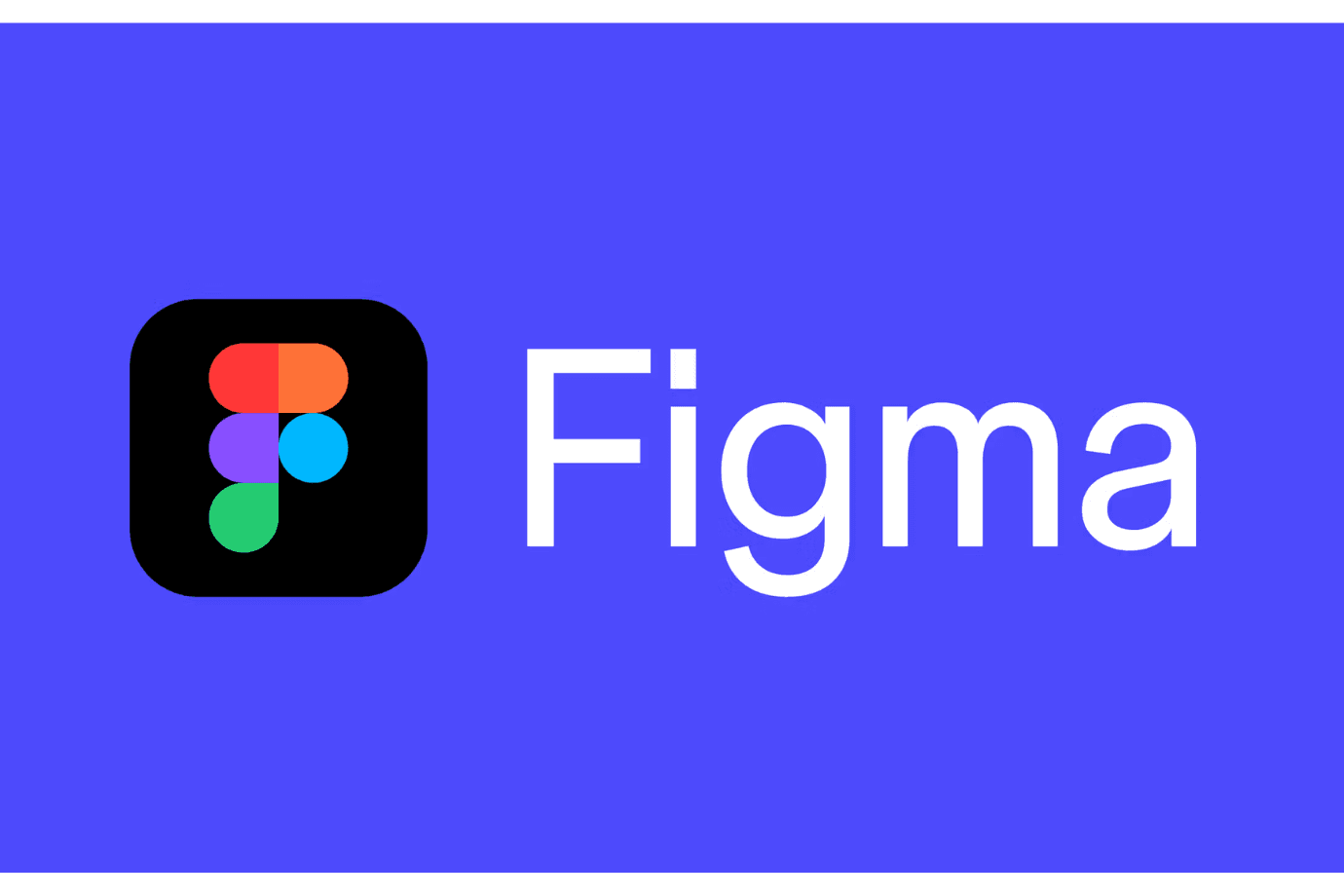 logo da figma sob fundo azul (Figma/Divulgação)
