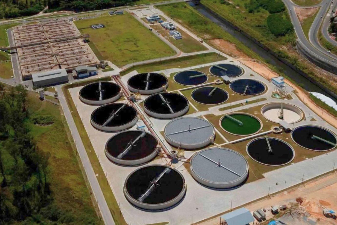 Estação de tratamento da Copasa: 'Cenário de não privatização é improvável', diz BTG (Copasa/Divulgação)