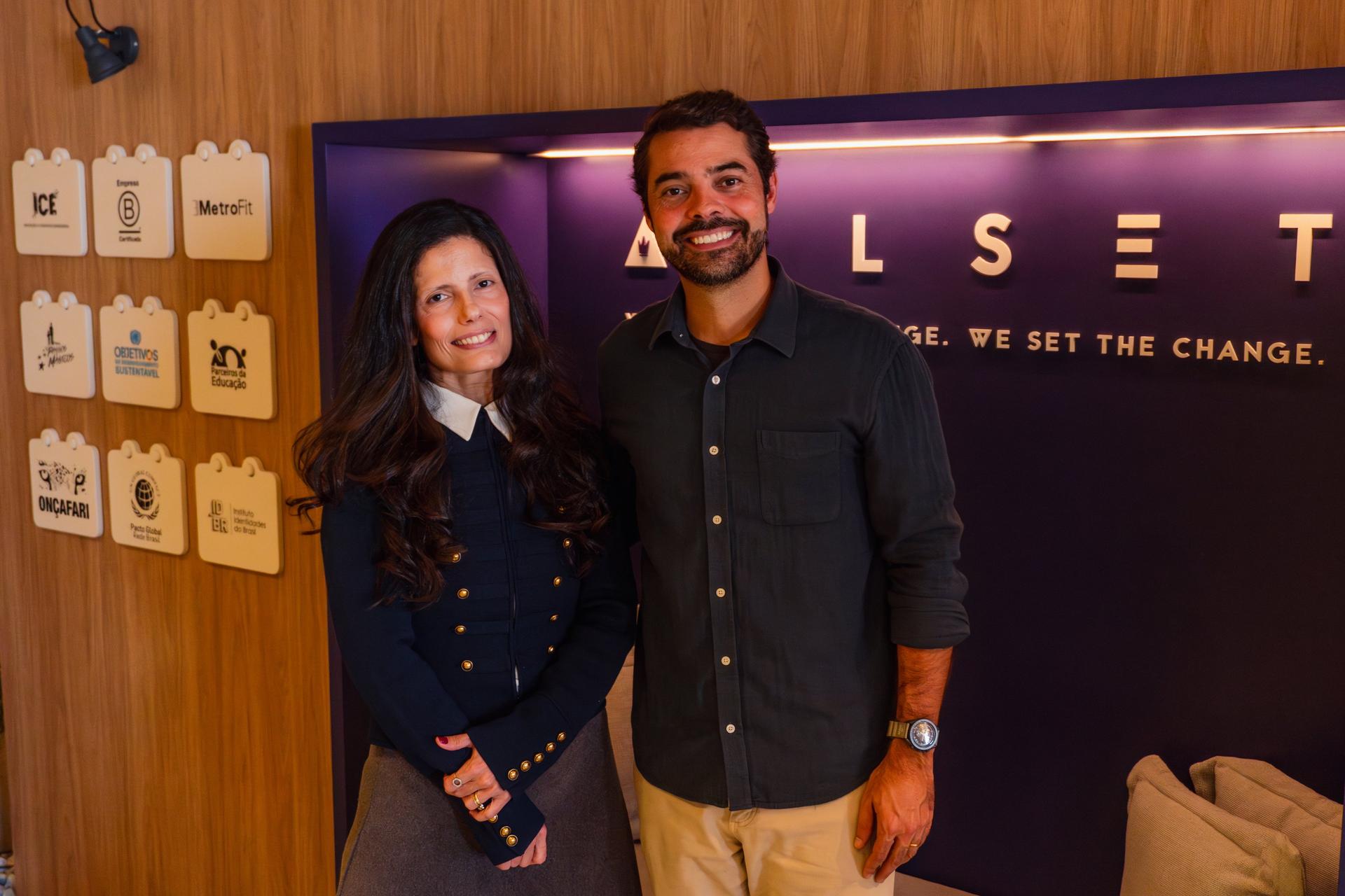 Priscilla Marins e Leopoldo Jereissati, sócios da All Set Media (All Set Media /Divulgação)